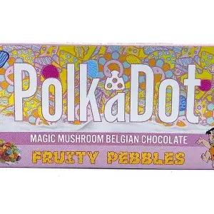 PolkaDot Fruity Pebbles Mushroom Belgian Chocolate