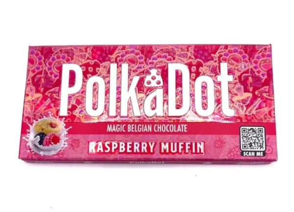 PolkaDot Raspberry Muffin Chocolate