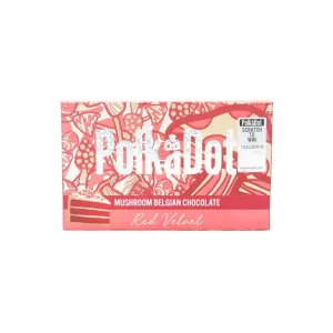 PolkaDot Red Velvet Mushroom Belgian Chocolate