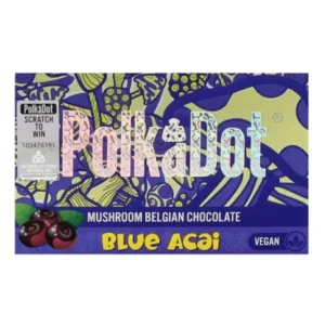 PolkaDot Blue Acai Chocolate Bar