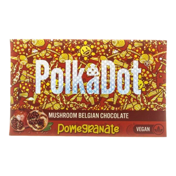 PolkaDot Pomegranate Chocolate Bar