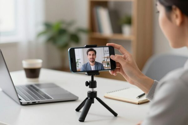 Smartphone sebagai Webcam untuk Meeting