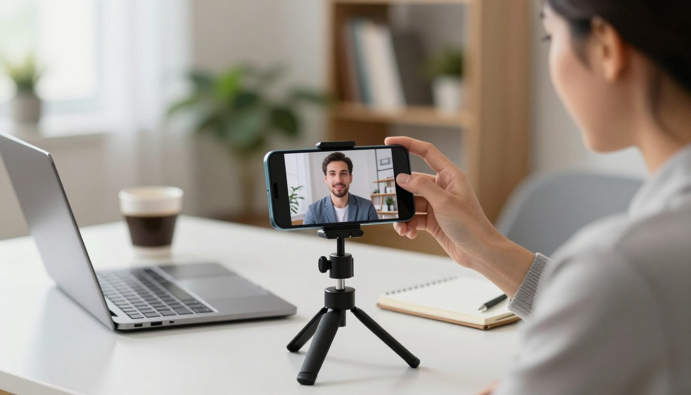 Smartphone sebagai Webcam untuk Meeting