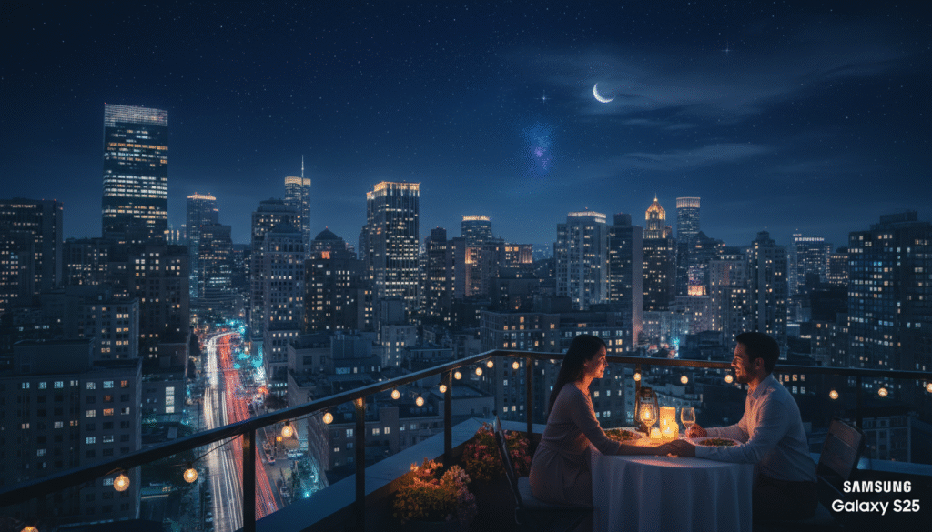 kamera galaxy s25 malam hari